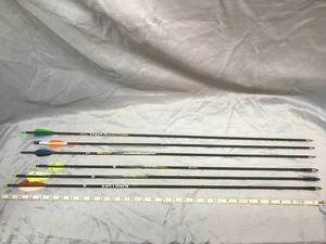 6 Pack of Easton Axis Victory VAP Archery Arrows Various 28-30 in. - Picture 1 of 8