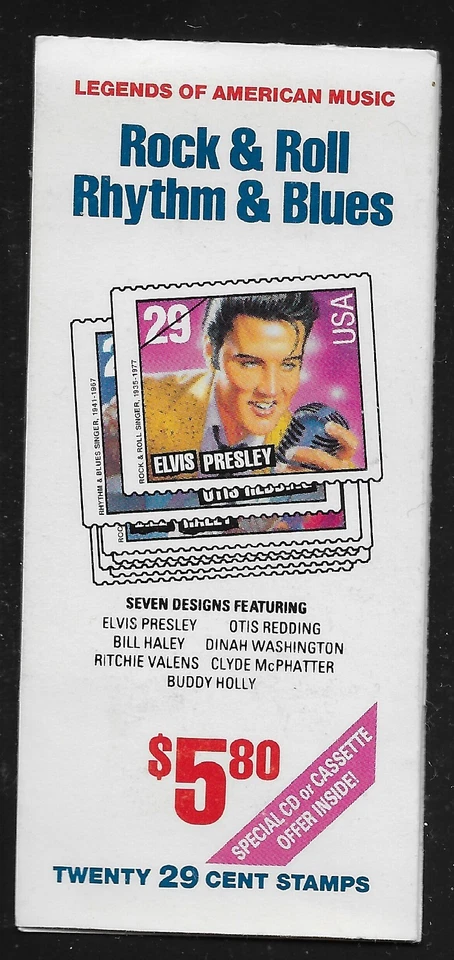 US Scott #BK204, Plate #A22222 Complete Booklet 1993 29c FVF MNH - Image 1 of 1