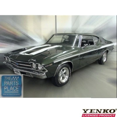 Chevrolet Camaro 1969/Chevelle/Nova Yenko kit de rayas de vinilo - negro brillante Foto 1 de 3