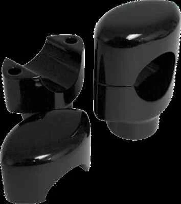 Elevadores rectos DS negros Big Buffalo de 1,5 pulgadas para Suzuki Boulevard C50C 06-08 Foto 1 de 3