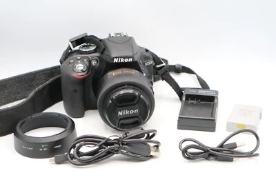 Nikon D D3300 24.2MP Digital SLR Camera - Black (35mm) - Image 1 of 4