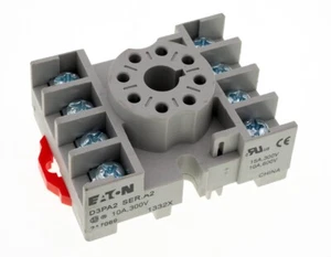 Eaton D3PA2 A2 Octal Relay Socket, 2-Pole 10A 300V Din Rail - Picture 1 of 1