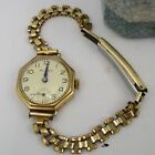 A Fully Hallmarked 9Ct Gold Vintage Mechanical Ladys Buren Wrist Watch