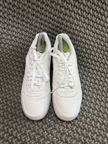 Scarpe da ginnastica Nike Court Vision Low NN in tela bianca donna taglia 8 5 DJ6259 101