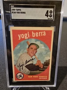 1959 Topps Yogi Berra SGC 4 - Picture 1 of 2