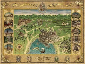 Ravensburger Hogwarts Map 1500 Piece Jigsaw Puzzle **BRAND NEW** - Picture 1 of 1