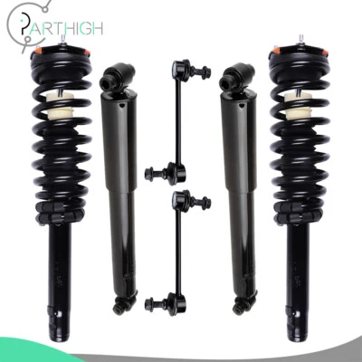 For 2010 2011 2012 Ford Fusion Front Complete Struts Sway Bar Links Rear Shocks - Image 1 of 4