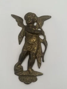 Vintage Metal Cherub Angels Cupid Wall Hanging - Picture 1 of 6