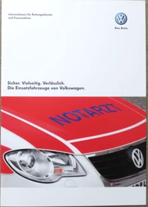 VW Touran Passat Touareg Einsatzfahrzeuge Prospekt Brochure von 4/2007, 20 Seite - Bild 1 von 5