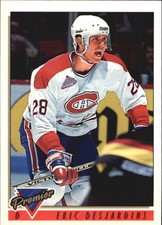 1993-94 OPC Premier Canadiens Hockey Card #32 Eric Desjardins