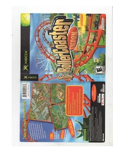 Rollercoaster Tycoon Original Xbox ARTWORK ONLY Authentic NO TRACKING - Picture 1 of 1