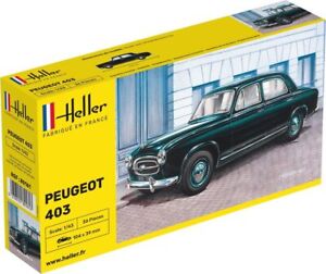 Peugeot 403 1:43, plastic model kit, Heller 80161