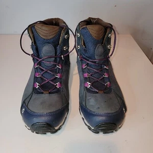 Oboz Sapphire Mid wasserdichte Wanderschuhe blau Damengröße 10 Schuhe - Bild 1 von 9