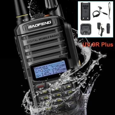  UV-9R Plus VHF UHF Dual-Band Two-way Radio Walkie Talkie 8W 2200 mAh - Image 1 of 4