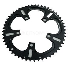 DRIVELINE Chainring 53T,BCD 110,Black/Silver,for 2x10 Speed CX/Road Bike