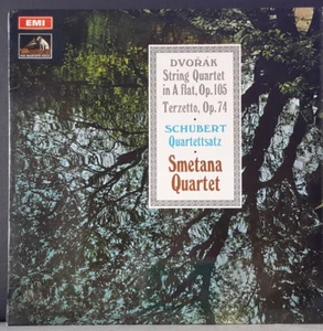 HMV ASD 2402 ED 1 REINO UNIDO 1968 LP DVORAK SCHUBERT CUARTETOS SMETANA CUARTETO - Imagen 1 de 3