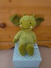 Jellycat Grizzo Gremlin. Green Monster. Brand New With Tags.