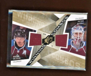 2008-09 SPx Winning Combos Jersey Spectrum Milan Hejduk/Peter Budaj /99  *S6771