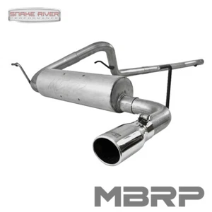 MBRP 2.5" ESCAPE JEEP WRANGLER 2007-2011 3.8L V6 ALUMINIZADO S5502AL - Imagen 1 de 4