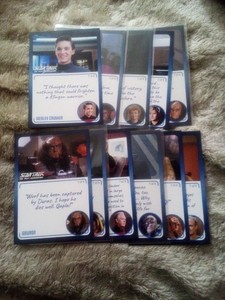 2022 Rittenhouse Star Trek TNG Archives and Inscriptions quote 7 of 9's