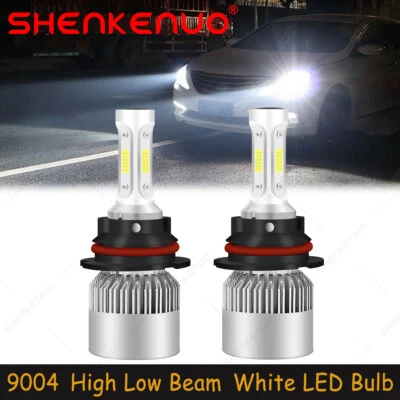 Para Nissan Sentra Stanza 1985-1992 Blanco 9004 LED Faros Bombilla Alta Luz Baja S2 Foto 1 de 4