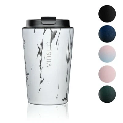 Thermobecher Edelstahl 350ml Kaffee Becher Trinkbecher Isolierbecher Tee Vinsun