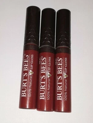 Lote de 3 tubos BURTS BEES BRILLO DE LABIOS 251 BRILLO NOCTURNO 100% NATURAL sin sellar nuevo sin etiquetas Foto 1 de 3