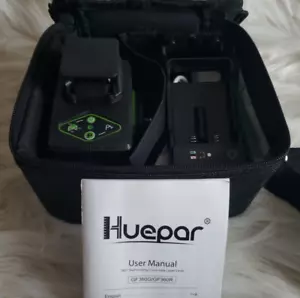 Huepar GF360G Base girevole magnetica autolivellante livello laser fascio verde 3D - Foto 1 di 8