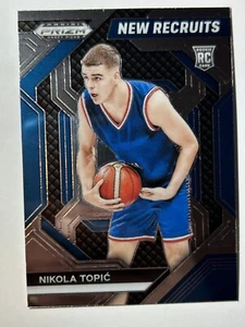 2024 Prizm Draft Picks- Nikola Topic (RC)- New Recruit #16 - Picture 1 of 2