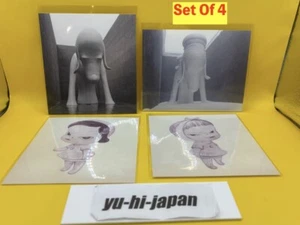 Yoshitomo Nara postcards Set of 4 " Girl & Aomori Dog " Aomori Museum Limited - Picture 1 of 10