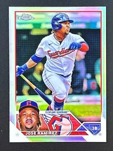 JOSE RAMIREZ 2023 Topps Chrome Refractor #38 Cleveland Guardians - Picture 1 of 2