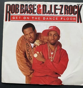 Rob Base & D.J. E-Z Rock get on the dance floor VG+ 7" VINYL RECORD SUPE 139 - Picture 1 of 4
