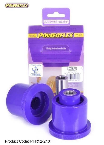 Casquillos de montaje de eje de viga trasera Powerflex PFR12-210 para Citroen C3 2002-2010 - Imagen 1 de 2