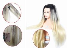 Maniquí de cabello humano largo profesional Ritzkart y mezcla de cabello para todos los propósitos