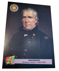 1992 Club Pro Set Presidents Zachary Taylor #12 Smithsonian Trading Card (G6 - Picture 1 of 2