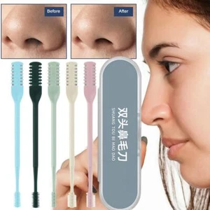 360 Degree Rotating Safe Portable Compact Size Handheld Nasal Hair Cutter U - Bild 1 von 17