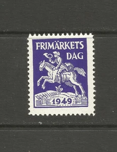 Sweden 1949 Stamp Day poster stamp/label - Picture 1 of 2