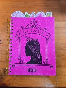 Wicked Notebook Journal “Glinda”- Target Exclusive- 96 Pages With Tabs-    N1 - Picture 1 of 7