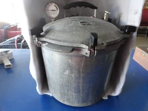 Olla a presión All American 921 21 Qt jarra aluminio fundido pesado usada - Imagen 1 de 10