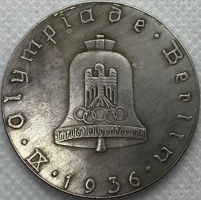 Participation medal Olympic Games Berlin 1936s Silvered Bronze Medal - Image 1 of 3