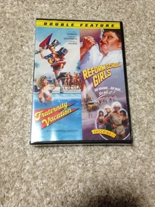 FRATERNITY VACATION / REFORM SCHOOL GIRLS DOUBLE FEATURE DVD NEW - Imagen 1 de 2