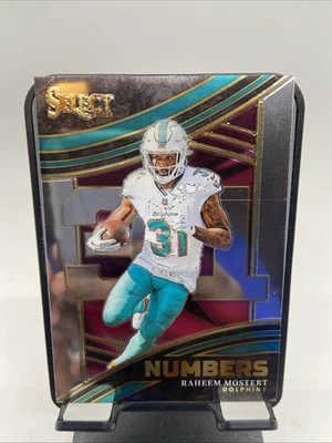 2023 Panini Select - Select Numbers Raheem Mostert #NMB-RMO - Image 1 of 2