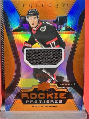 2023-24 Upper Deck Trilogy Ridly Greig Rookie Premieres Level 1 #139 064/499 - Image 1 of 4