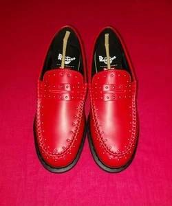 Dr Martens Supreme Studded Penton Size 10 Poppy Red - Picture 1 of 7