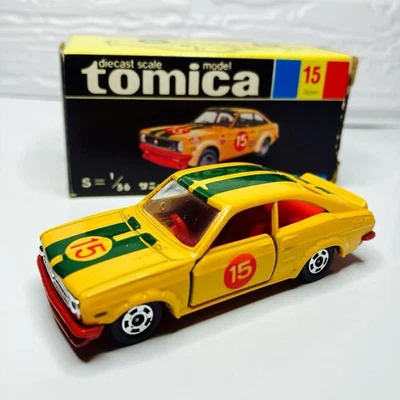 Tomica Nissan Sunny 1200 Coupe Racing Japan Made w/Box Rare Vintage Model - Image 1 of 4