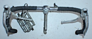 Weinmann Brake Lever Groupset Steel Dropdown Handlebar 37cm Stem -17° 70mm Pedal - Picture 1 of 18