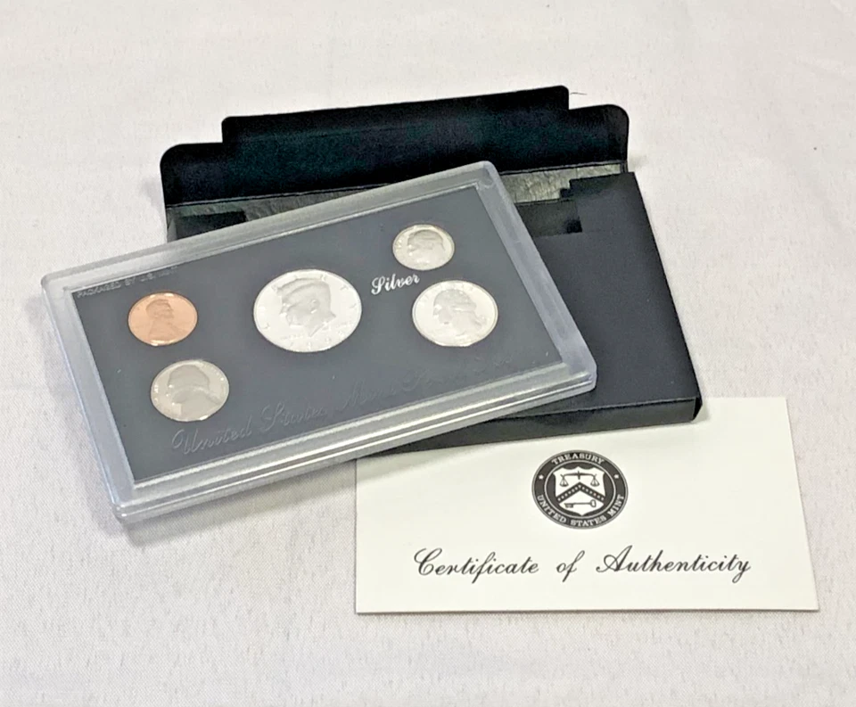 💰 1998 U.S. Mint Premier Silver Proof Set Original Government Packaging w/COA - Image 1 of 3