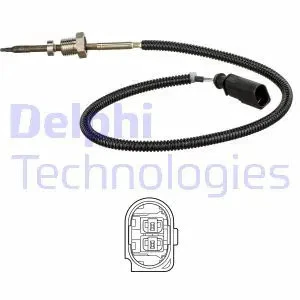 Sensor de temperatura de gases de escape TS30150 DELPHI para AUDI A5 A4 B8 Q5 - Imagen 1 de 4