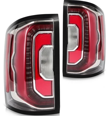 For 2016-2018 GMC Sierra 1500 Red LED Type Taillights Assembly Left+Right - Image 1 of 4