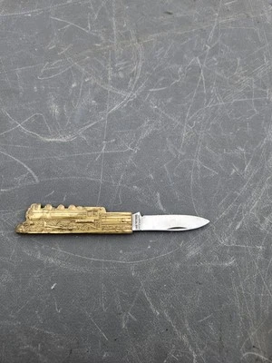 Cuchillo de tren quirúrgico Taylor Cutlery vintage de latón 1981 Japón Foto 1 de 4